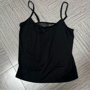 NEW‎ Adore Me Women Tank Top Large Lace Whimsygoth Paisley Sheer Mesh Stretch